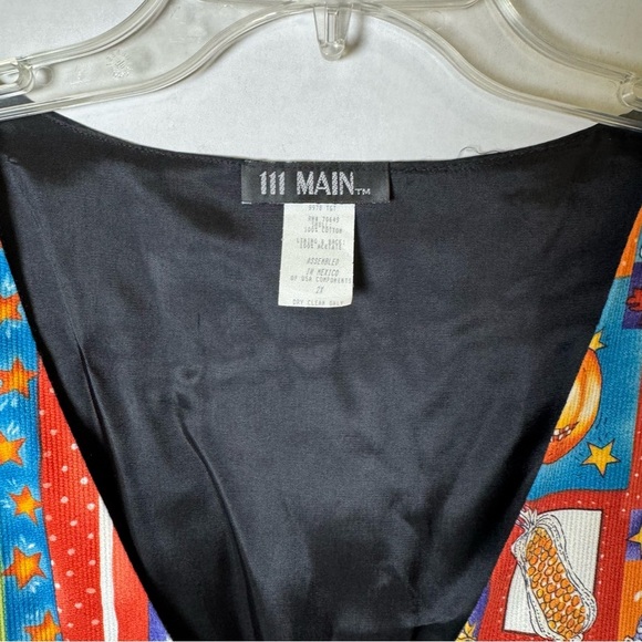 111 Main Colorful Halloween Vest - Picture 4 of 8
